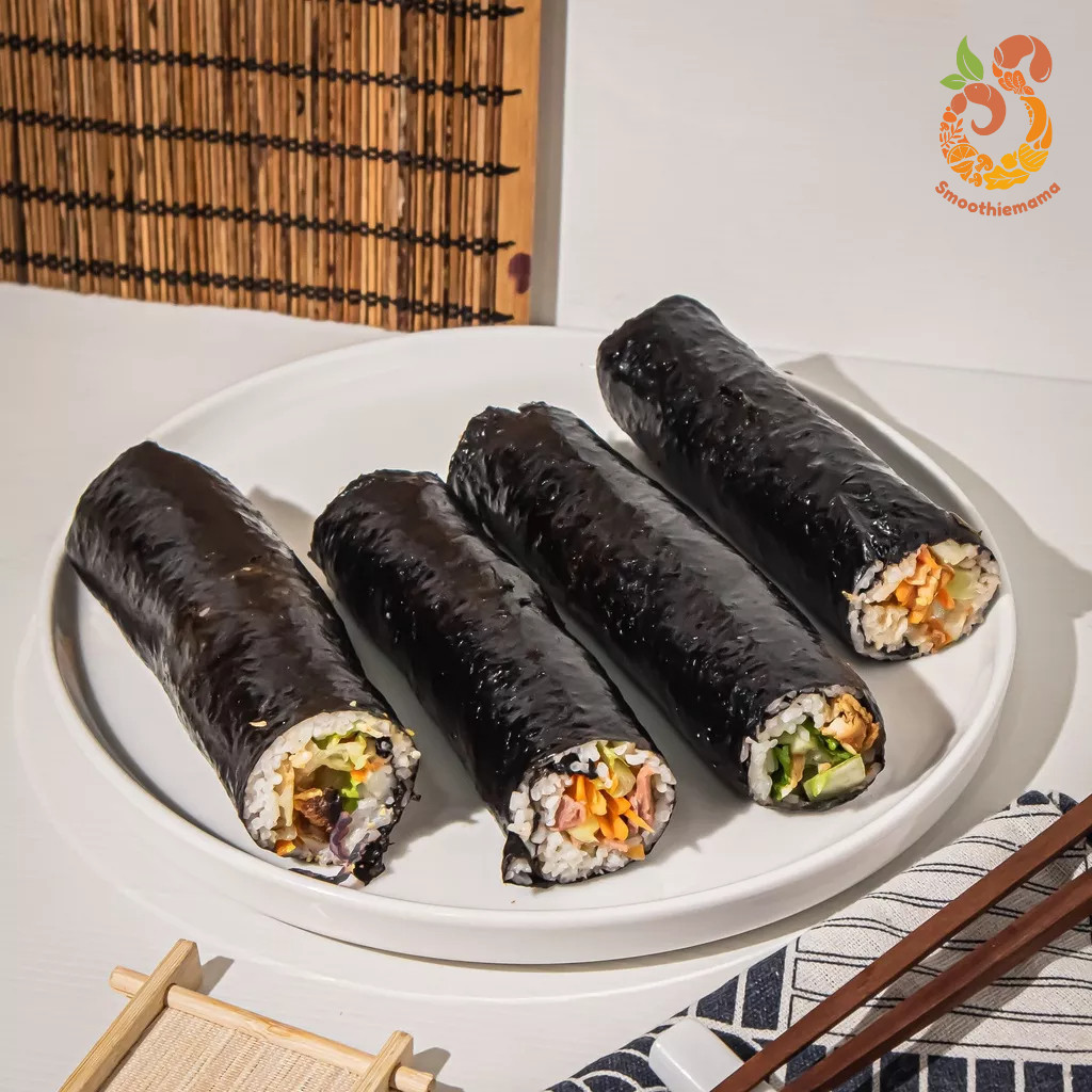 

Sushi Roll Chicken Roll Kimbap Gimbap Sayur Daging Sehat Panjangan Sehat Segar Segar