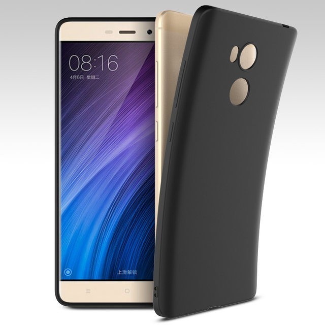 CASE XIAOMI REDMI 4 / 4 PRIME SOFT CASE MATTE BLACK DOFF SLIM FIT CASE