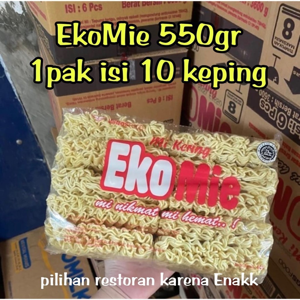 

EKO MIE 550gr 600gr EM36 Isi 10 Pcs Mie Kering ekomi eko mi