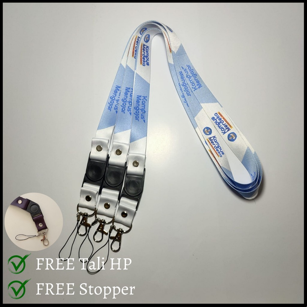 

[Kampus Merdeka] Tali Lanyard Custom / Custom Lanyard Name Tag Staff / Custom Tali HP