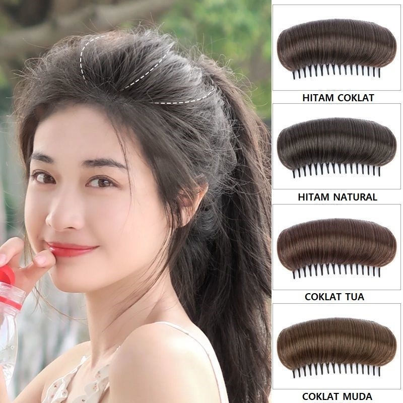 Penambah Volume Rambut Peninggi Poni Bump Sirkam Rambut Palsu
