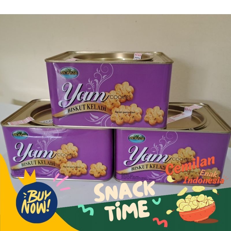 

PROMO SPESIAL YAM COOKIES TALAS MALAYSIA TERMURAH BISCUIT KELADI KUE KERING TARO NARAYA EVER DELICIOUS SG MONSTA ENAK