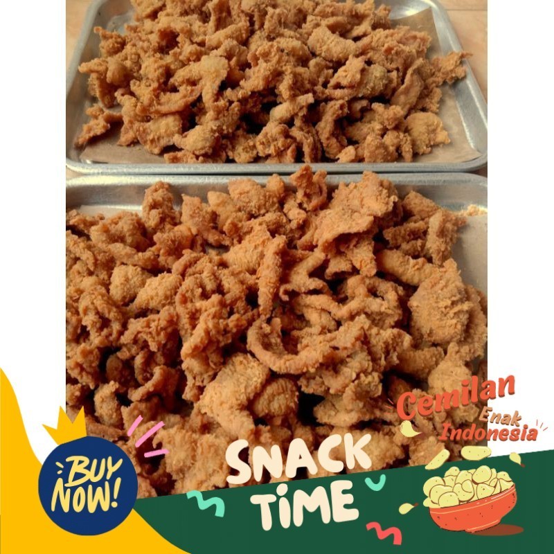 

Special Diskon Kulit Ayam Crispy 1kg / Keripik Kulit Ayam Crispy 1kg