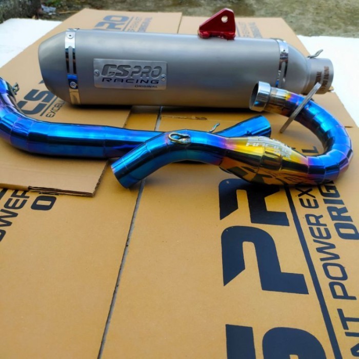 Terbaru Knalpot Racing CS PRO CRF 150 L KLX 150 fullsystem KAPSUL - KLX 150 CS PRO