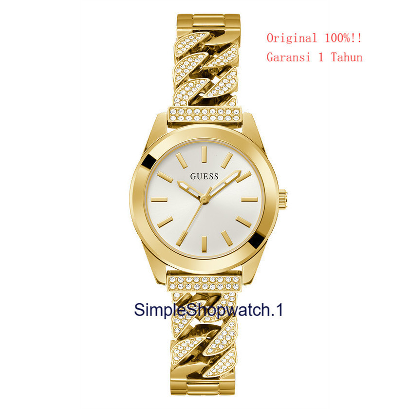 Origonal 100% GUESS GW0546L2 SERENA Jam Tangan Wanita  Gold Garansi Resmi 1 Tahun