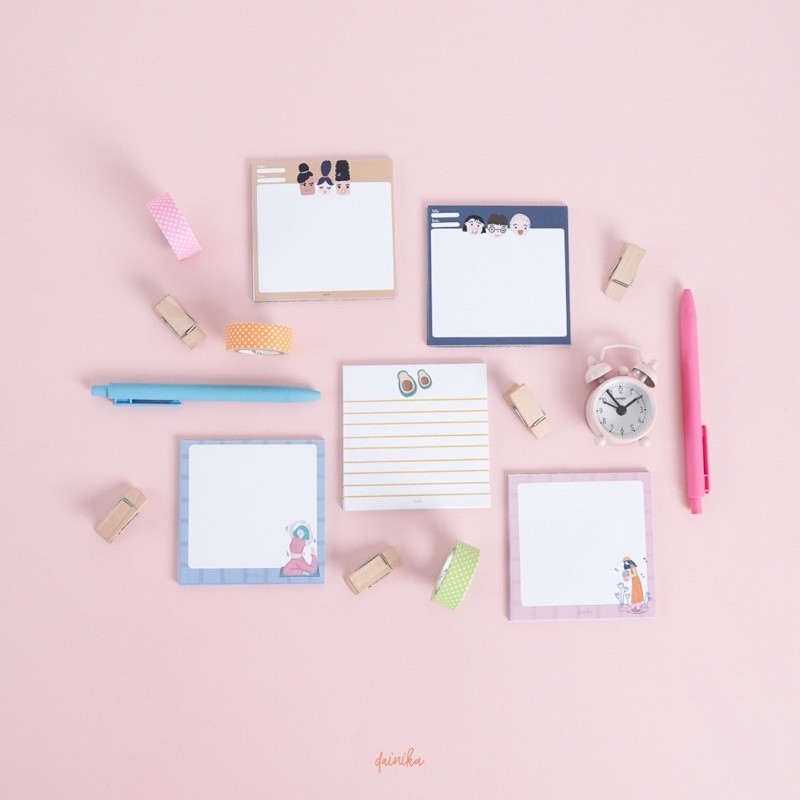 

Memo Sheet Memo Pad (square - 9 x 9 cm)