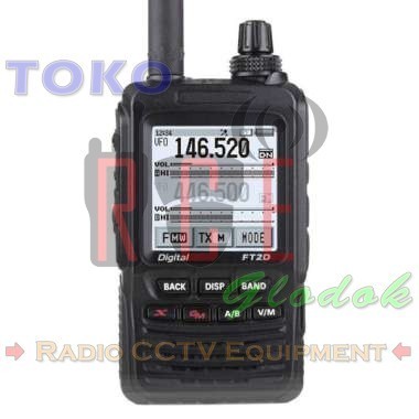 promo terbaru Handy Talkie Yaesu FT2DR HT DualBand Digital Touch Screen Baru FT-2DR