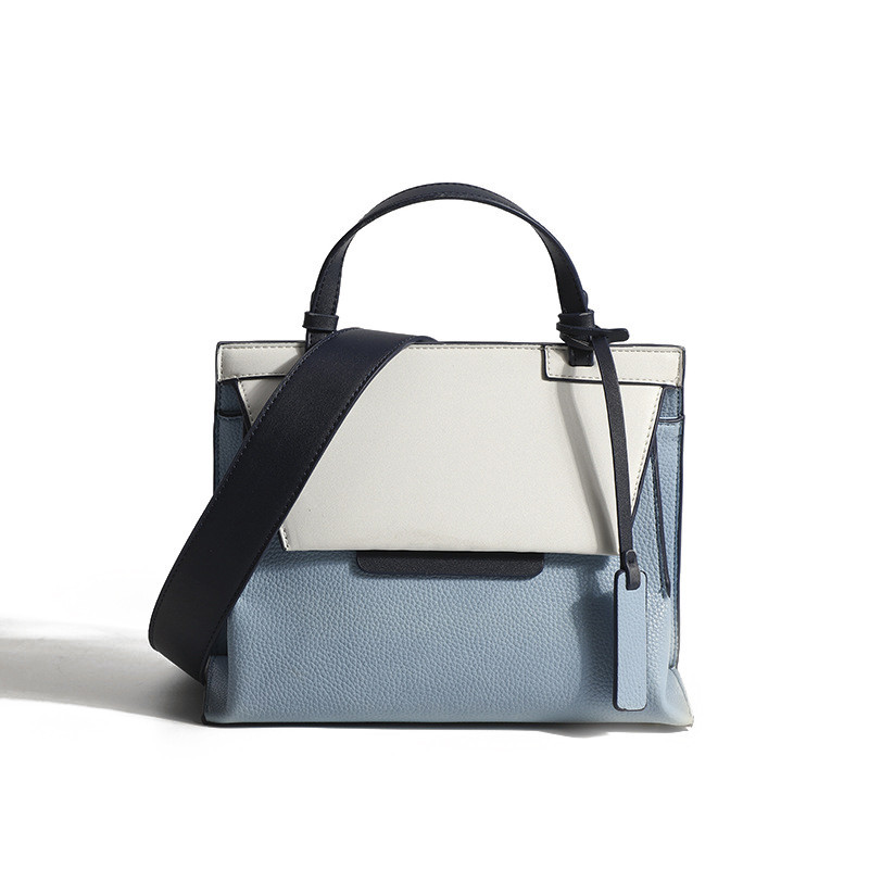 Grosir tas selempang wanita kulit palsu MOQ rendah pabrik tas tangan fashion gesper magnetik flip da