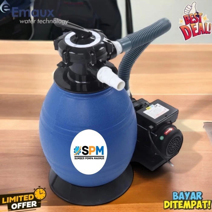 Pompa Filter Kolam Renang Intex 1/2Hp Emaux Combo Portable 0,5Hp