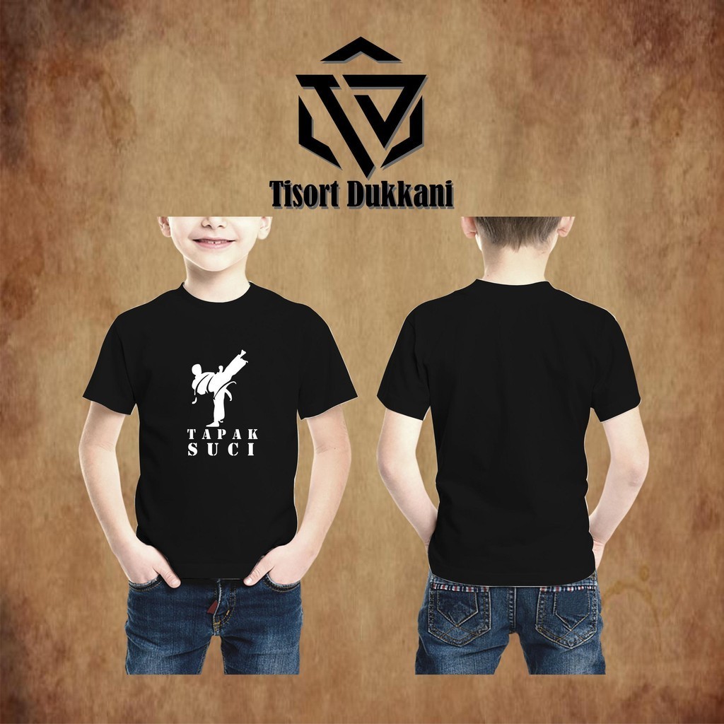 BAJU KAOS ANAK LAKI LAKI PEREMPUAN DISTRO MOTIF TAPAK SUCI