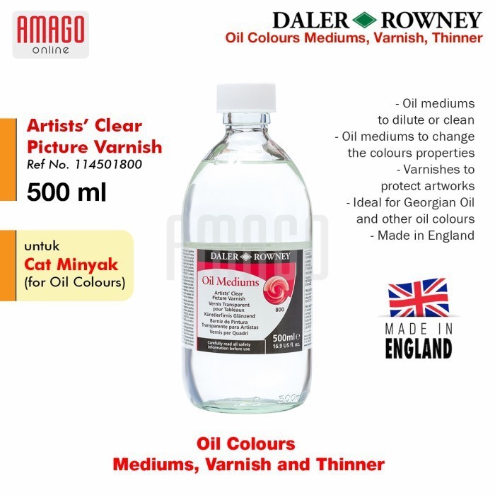 

Vernis DALER-ROWNEY - Artists Clear Picture Varnish 500 ml