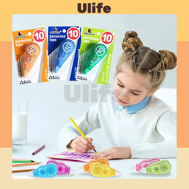 

Tipe X Pita Roll Correction Tape Penghapus Pulpen Import / Correction Tape Roll Polos / Tulis Perlengkapan Kantor Sekolah Anak