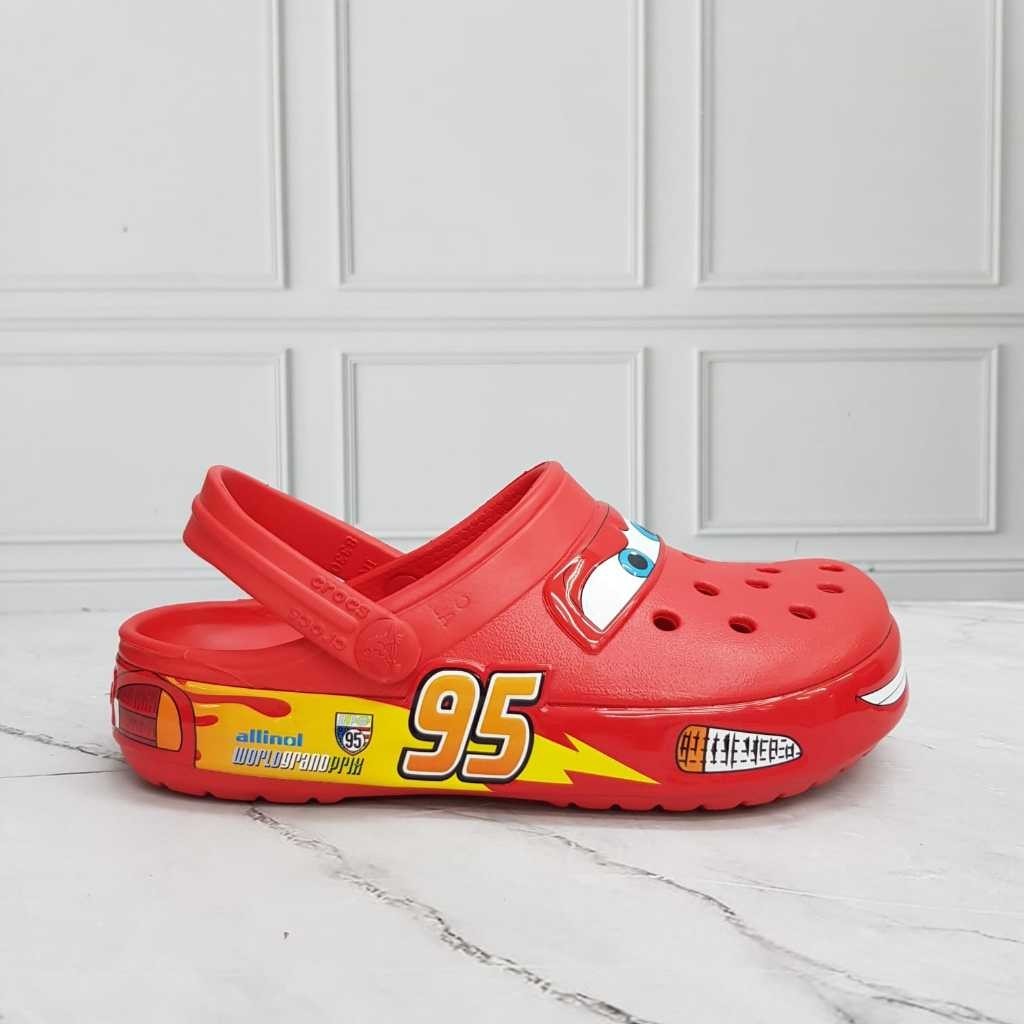 LED CROCS CARS MCQUEEN/ CARS / SENDAL KODOK / SENDAL ANAK  / CROCS CARS MCQUEEN LED / CROCS CARS LED