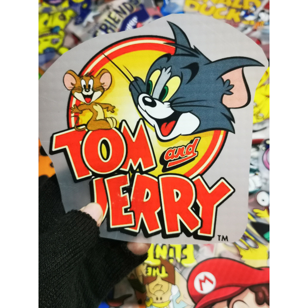 

STIKER SABLON SETRIKA KAOS DTF GAMBAR SERIAL TOM & JERRY UNTUK KAOS TOTEBAG TOPI