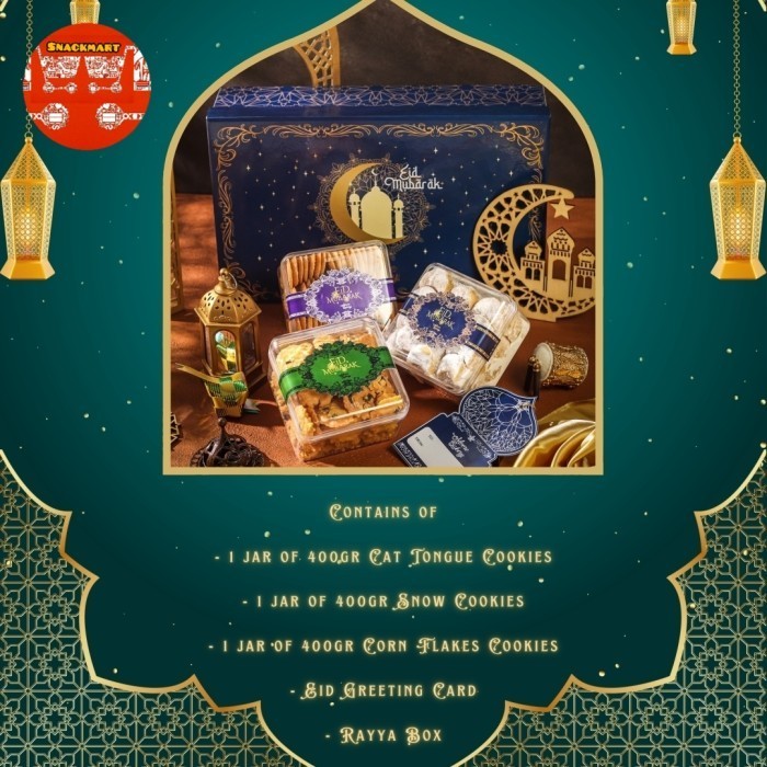 

Ramadhan Hampers Lebaran Premium Idul Fitri Kue Kering Premium Rayya