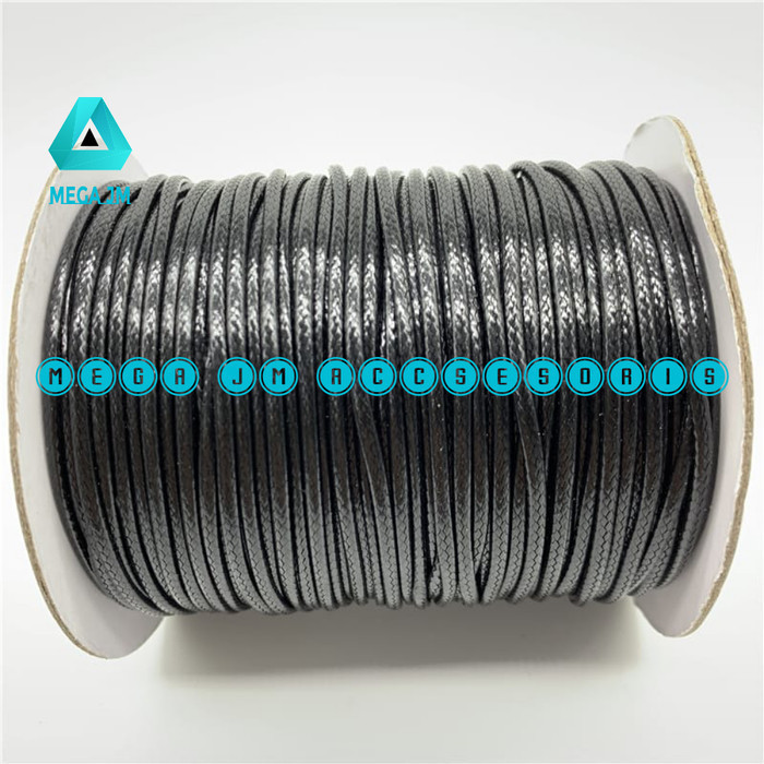 1ROLLTALI KOREA TALI KULIT 1MM,1,5MM TALI KOREA UNTUK KERAJINAN DIY - Putih, 1mm