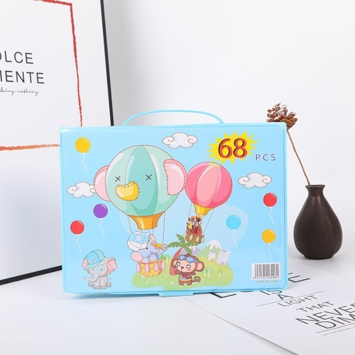 

PENSIL WARNA 150PCS - ALAT TULIS SET CRAYON COLOURING SET 150PCS ART - Crayon 68 Biru