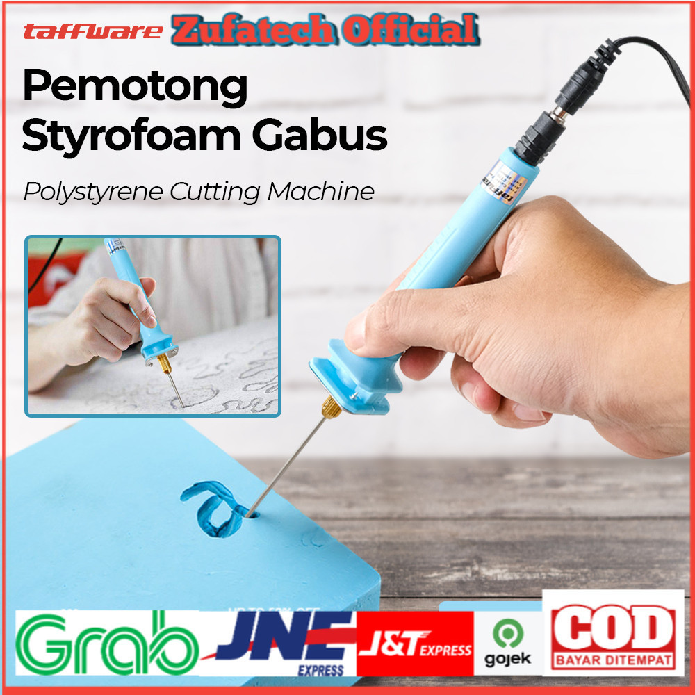 

Taffware Pemotong Styrofoam Gabus Polystyrene Cutting Machine 10cm 30W - CT10 - Blue - 7ROTMTBL
