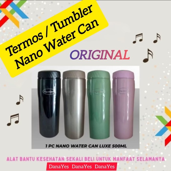 Termos Tumbler Thermos Nano Water Can Nano Can Termos Kesehatan Nano LUXE 500ml Whit Fir EBS SMN