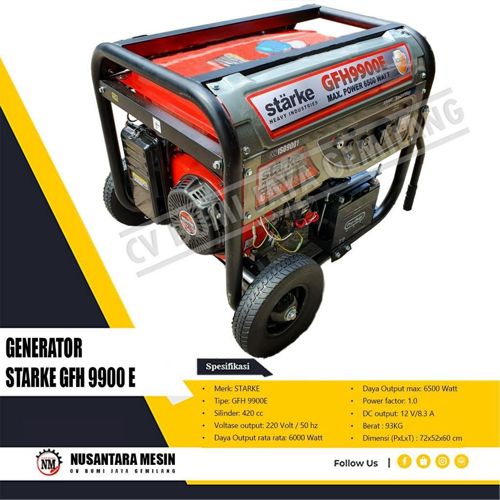 MESIN GENSET / GENERATOR STARKE GFH 9900 E