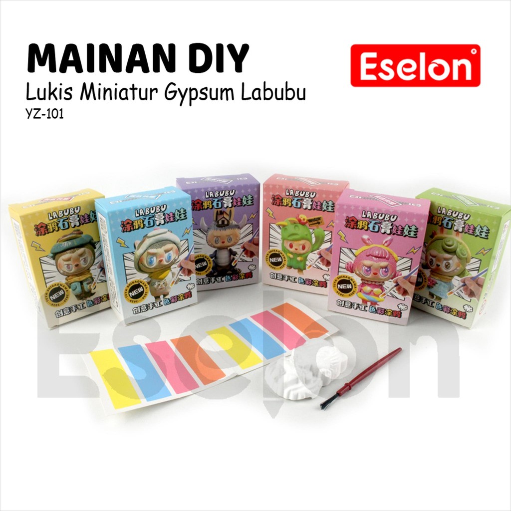 

Mainan Lukis Gypsum Boneka / DIY Mewarnai Patung Boneka Gypsum