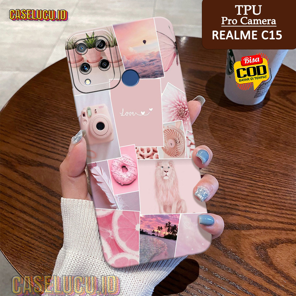 Casing Hp Realme C15 Terbaru - Fashion Case Aesthetic - Case Realme C15 - Soft Case Hp Realme C15 - 
