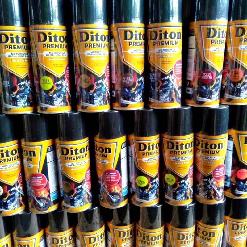 CAT SEMPROT DITON 400CC / 400ML Pilok Pilox Diton Premium silver gold 9610 400cc magnesium 9817 alu 