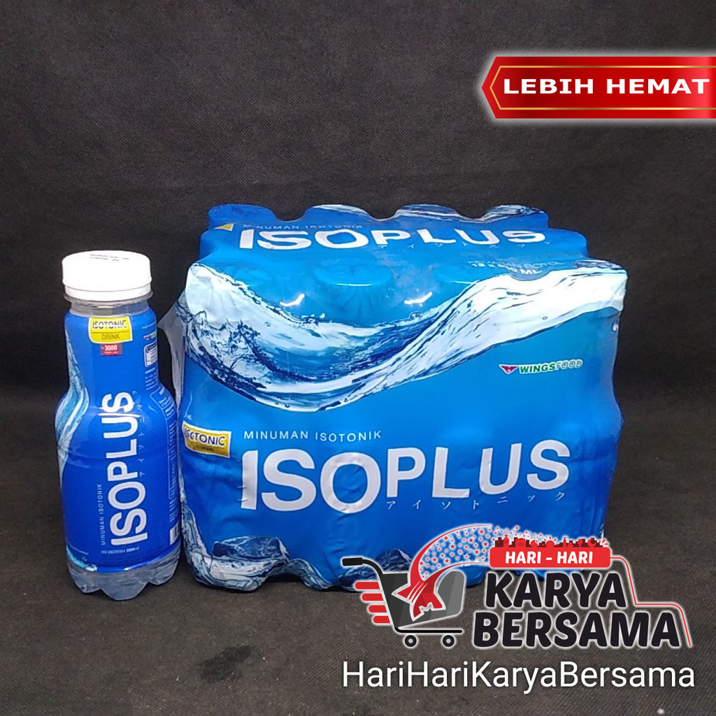 

ISOPLUS MINUMAN ISOTONIK PER PACK ISI 12'S X 350ML