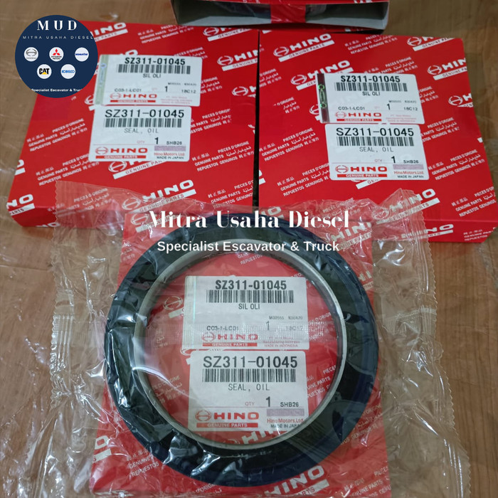 Seal Oli Crankshaft Seal Kruk As Belakang Hino Lohan 500 SZ311-01045