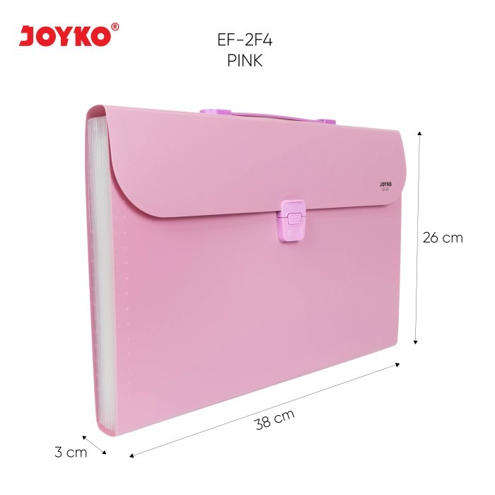 

[BUY NOW] Expanding File Map Harmonika Joyko EF-2F4 - Pink