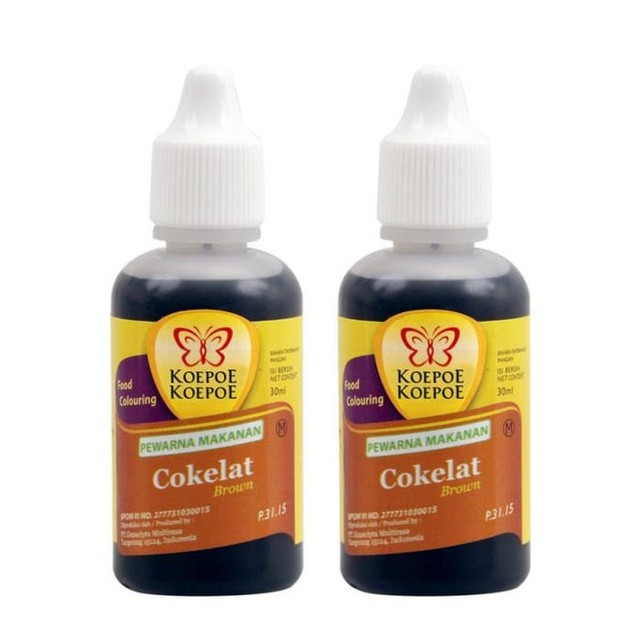 

Koepoe Koepoe Pewarna Makanan 30ml | Coklat - ALF