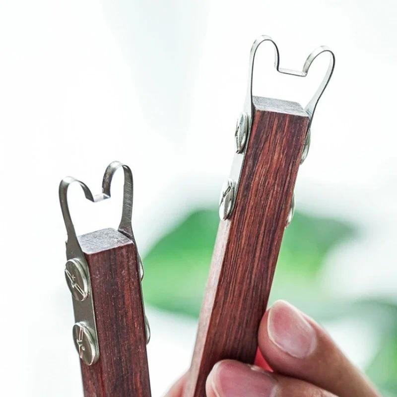 

Wooden Handle Clay Bottom Trimming Pottery Tools Ceramic Modeling Ring Foot Scraper Flower Pot Plate Cup Trimming Tools