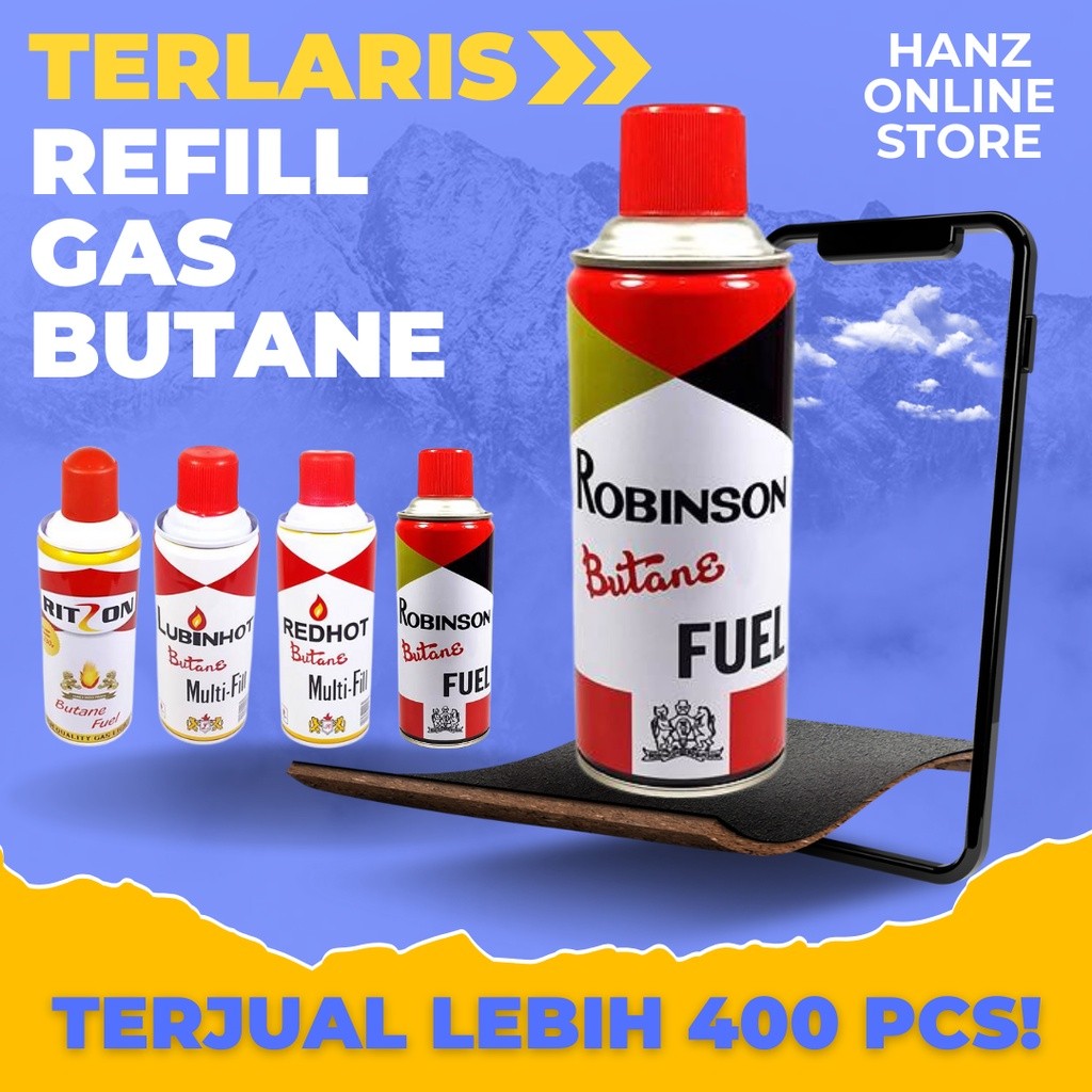 [BISA COD] GAS ROBINSON JUMBO 220 G - REFILL ISI ULANG KOREK GAS KOREK API TERBARU