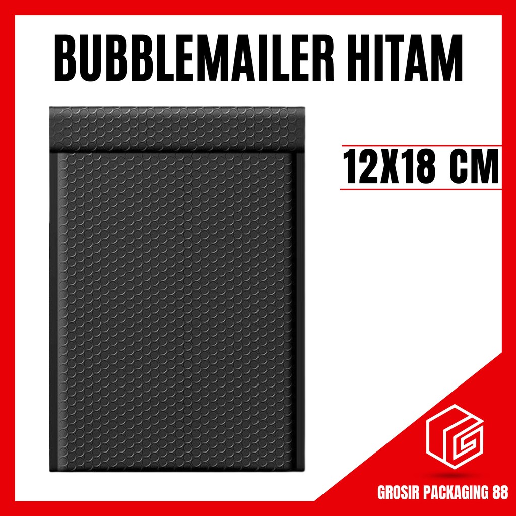 

Amplop Bubble Wrap Poly Mailer Padded Envelope Packaging 13x18 cm