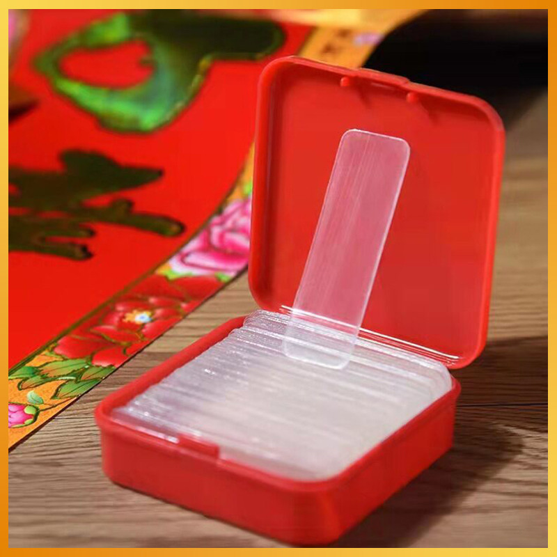 

Double Tape 60pcs Lakban 2 Sisi Box Lem Perekat Dual Tip Serbaguna Multi Fungsi Multifungsi Mini Stick PVC Bening