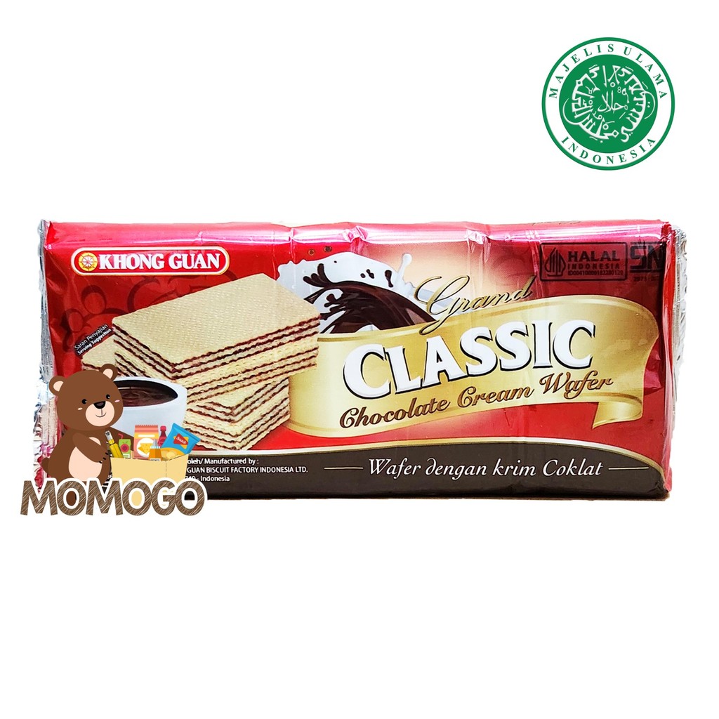 

KHONG GUAN CLASSIC CHOCOLATE CREAM WAFER 72GR