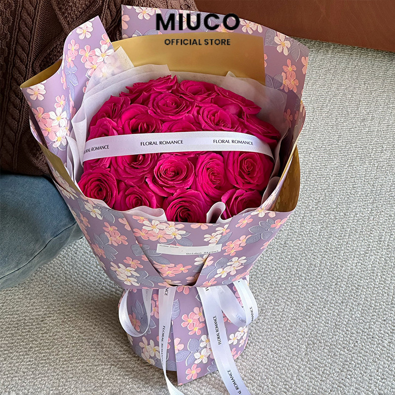

MIUCO - FL45 JAPAN Kertas Bunga Paper Buket Motif Cellophane