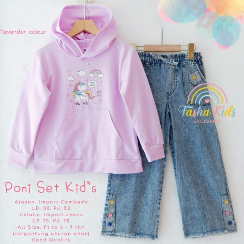 Poni Set Kids (Fasha Kids)