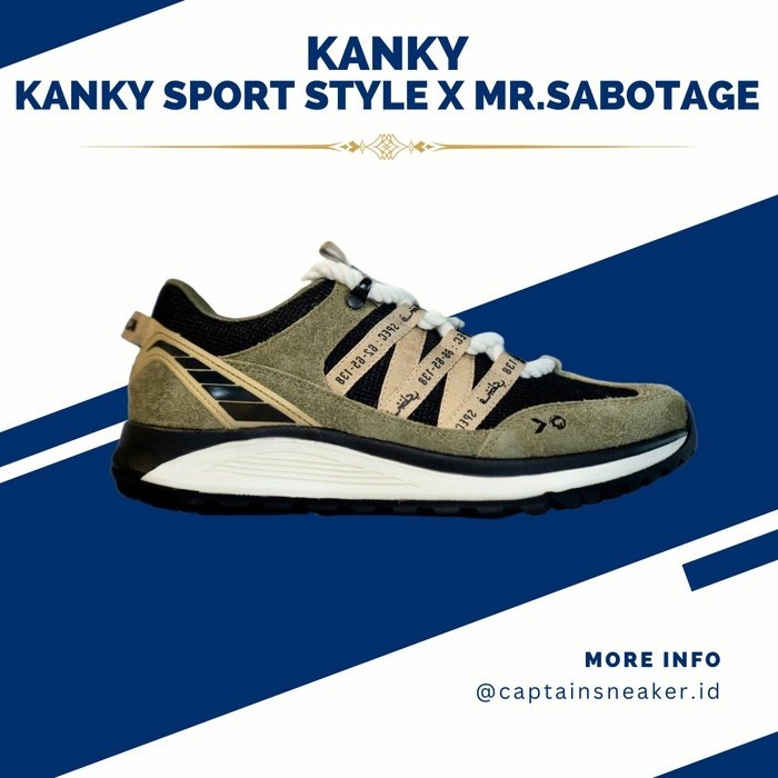 [Ready stock] Sepatu kanky x sabotage 100% original | size 39-46 - 39