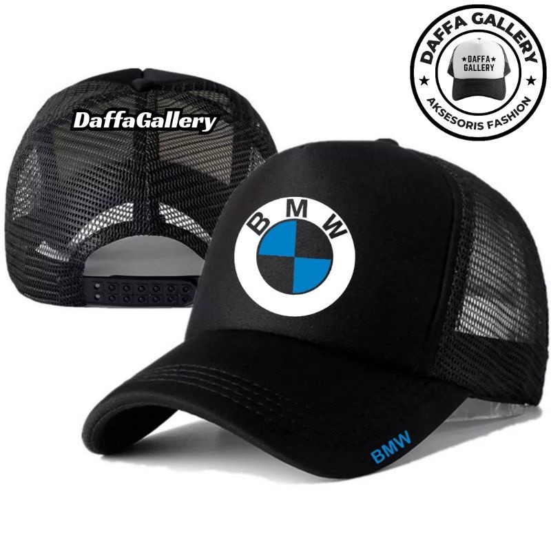 Daffaa Gallery Topi Trucker BMW - Topi Distro BMW Logo - Topi BMW Premium - Topi Pria Dewasa - Topi 