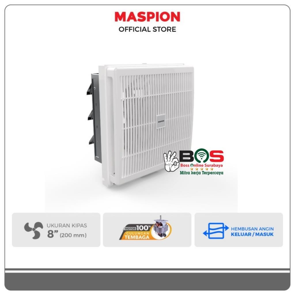 Wall Exhaust Fan Dinding 8 Inch HEXOS MV200NEX MV 200NEX MV200NEX