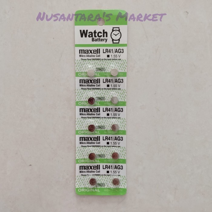 Baterai Maxell LR41 G3 / SR41 G3 - WBA