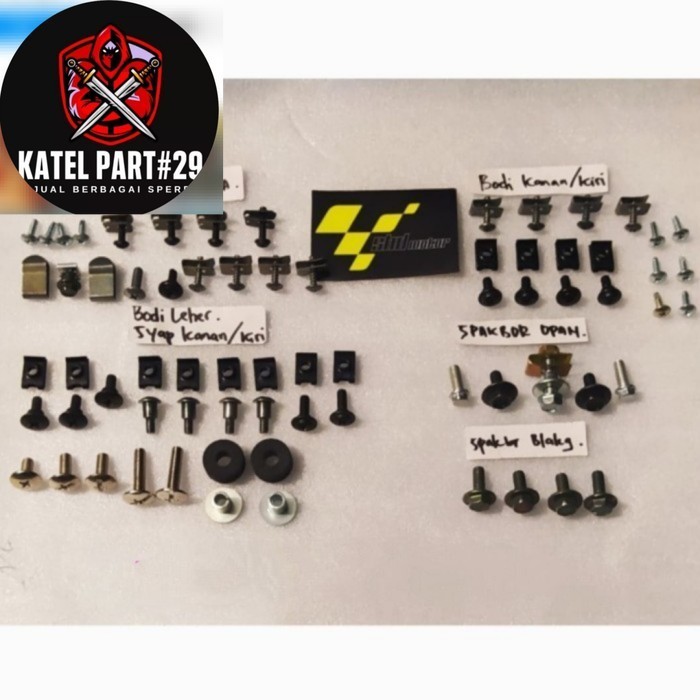 Baut Baud Body - Bodi Full Set Honda Revo Fit FI