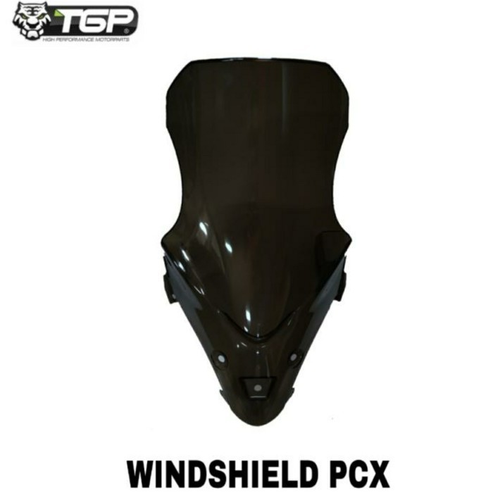 Arynt Variasi Visor Windscreen Windshield PCX 150 Lokal Smoke Tinggi