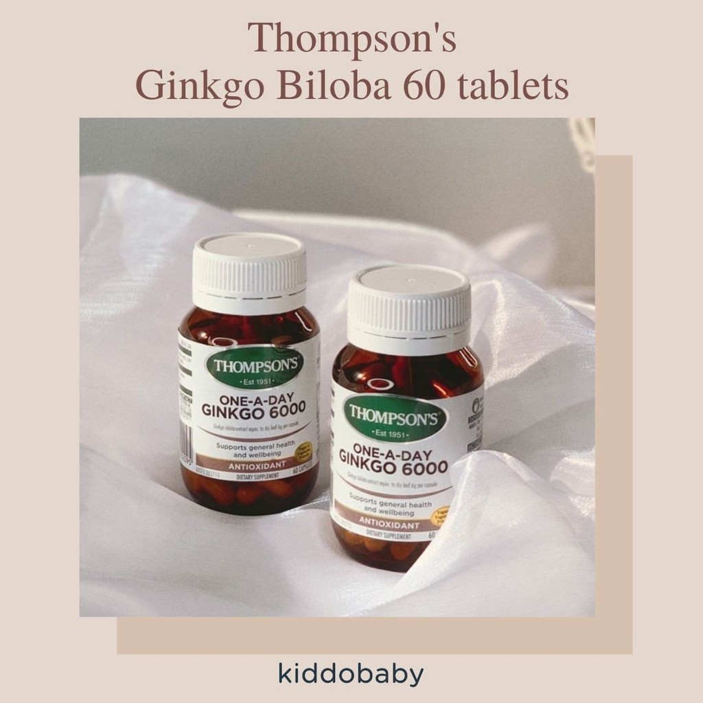 Thompson's Ginkgo Biloba 60 tablets | Suplemen