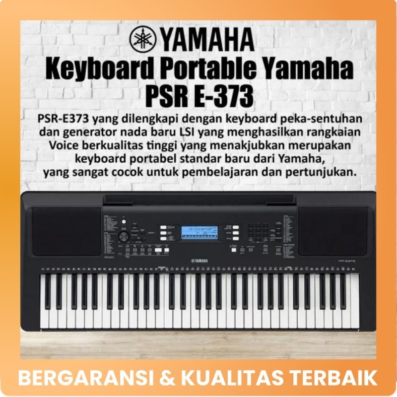 Keyboard Piano Organ YAMAHA PSR E 373 PSRE373 PSR E 373 ORIGINAL YAMAHA