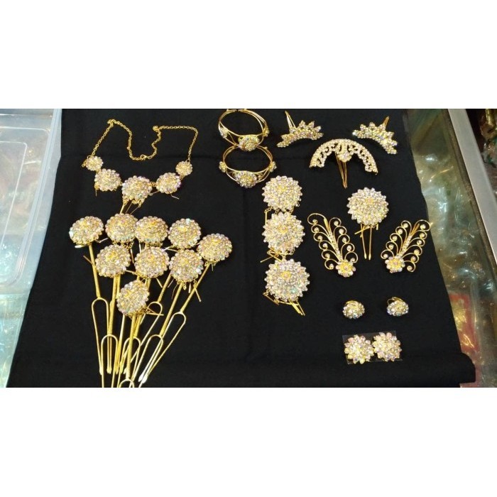 Perhiasan Pengantin Jawa Komplit Gold