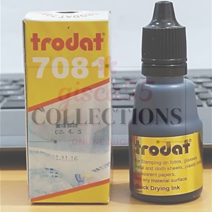 

TINTA STEMPEL TRODAT PERMANENT INK STAMP 25ML 7081 - Merah