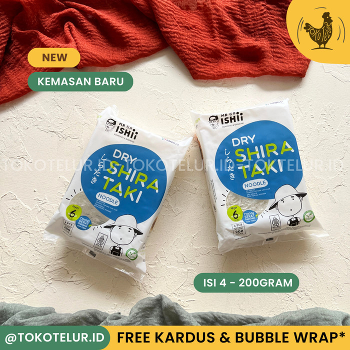 

Dry Shirataki Mie Shirataki Kering 250gram isi 10