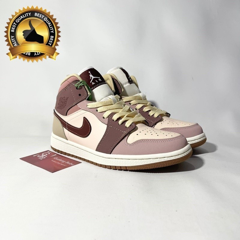 Air Jordan 1 Mid SE Dark Pony Smoky Mauve Sneakers A5